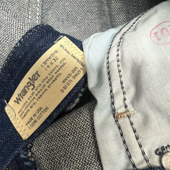 Vtg Wrangler Jeans Women 14x32 Blue Cowboy Cut 13MWZ Western Rodeo Denim 80s NOS - Picture 5 of 8